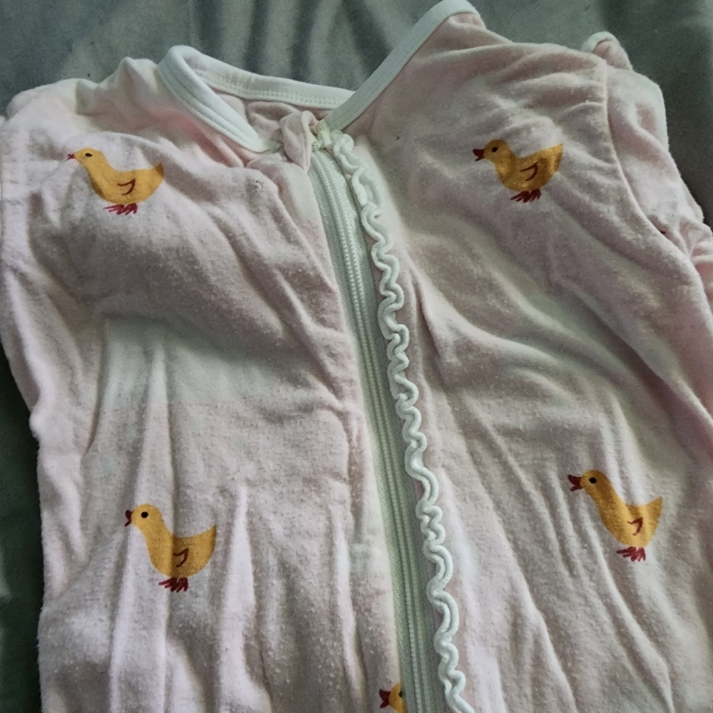 Kickee stripes and ducks
